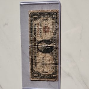 1935 A 1 dollar Hawaii note